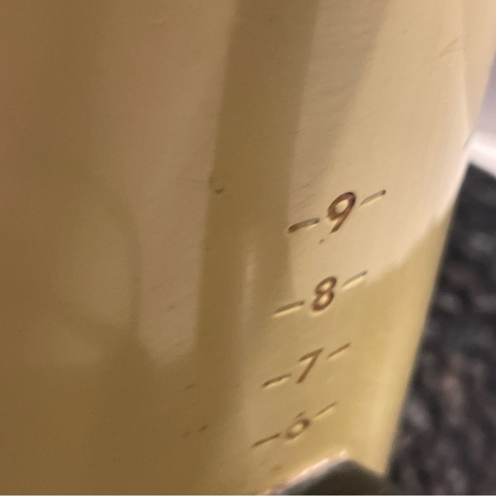 Vintage West Bend Yellow Butterfly Design Coffee Percolator. Read - Picture 7 of 9